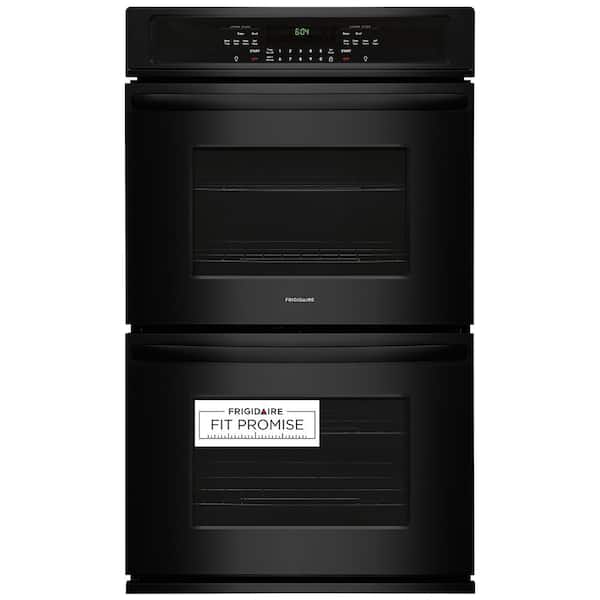 Frigidaire 30 in. Double Electric Wall Oven Self-Cleaning in Black