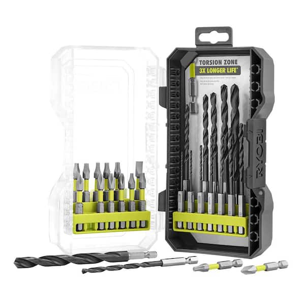 【rie‼︎】 RYOBI Black Oxide Impact Drill and Drive Drill Bit Set (28-Piece