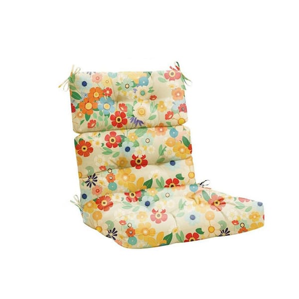 21 in. x 44 in. Outdoor Lounge Chair Rocking Chair Cushion Yellow