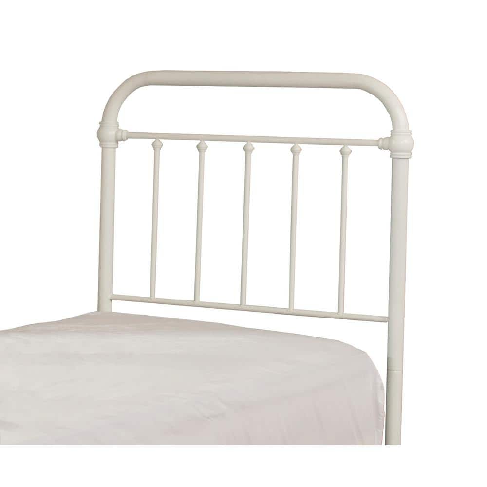 Hillsdale Furniture Kirkland White King Bed with Bed Frame, Soft White -  1799BKR