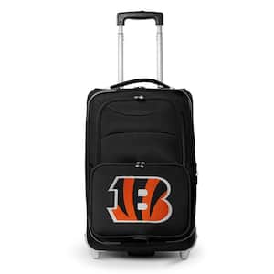 NFL Cincinnati Bengals 21 in. Black Carry-On Rolling Softside Suitcase