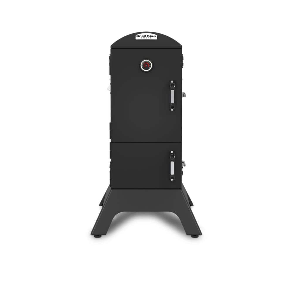 King Depot Charcoal Black in Home - 923610 Vertical The Broil Smoker Smoke