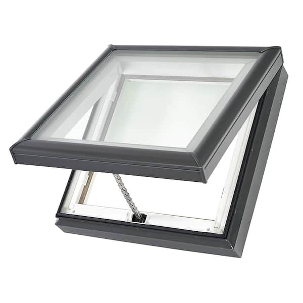 VELUX 34-1/2 in. x 34-1/2 in. Fresh Air Venting Curb-Mount Skylight with Tempered LowE3 Glass