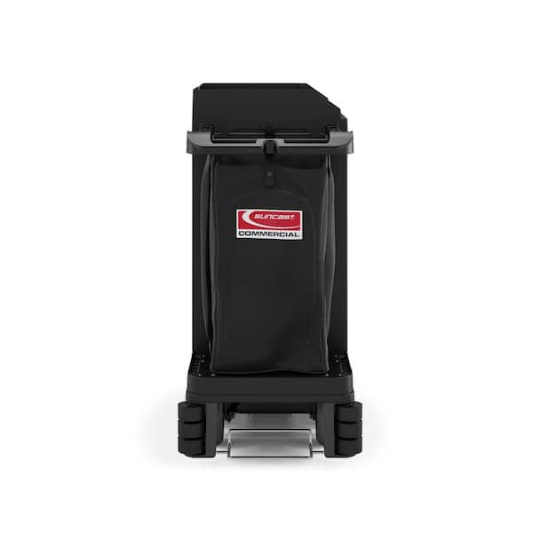 Suncast Commercial Standard Housekeeping Cart Black HKC1000