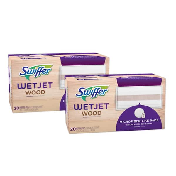 Swiffer WetJet Wood Wet Mop Pad Refills (20-Count, 2-Pack)