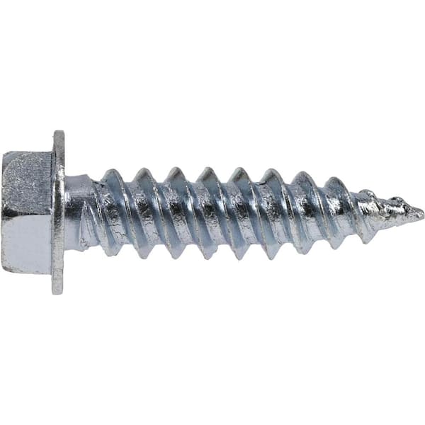 Slotted Indented Hex Washer Sheet Metal Screw Stainless #10X3/4'' Qty 25 
