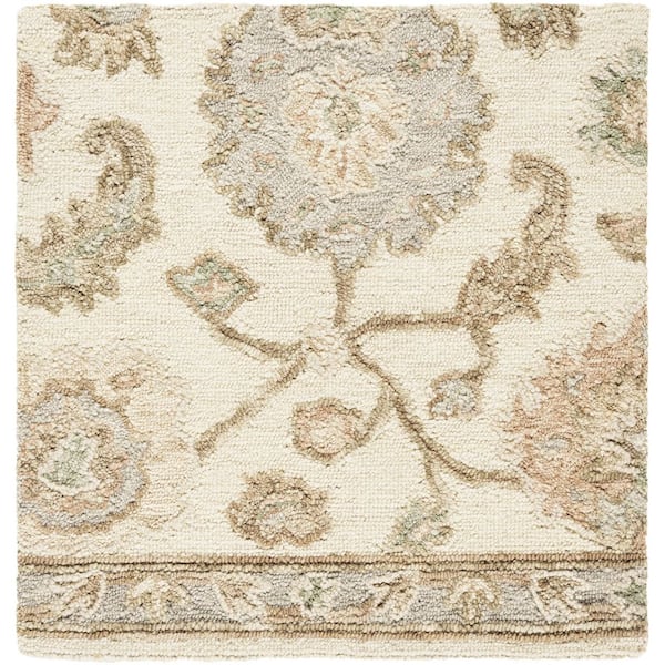 Arnold AOD-2301 6 ft. x 9 ft. White Handmade, Area Rug