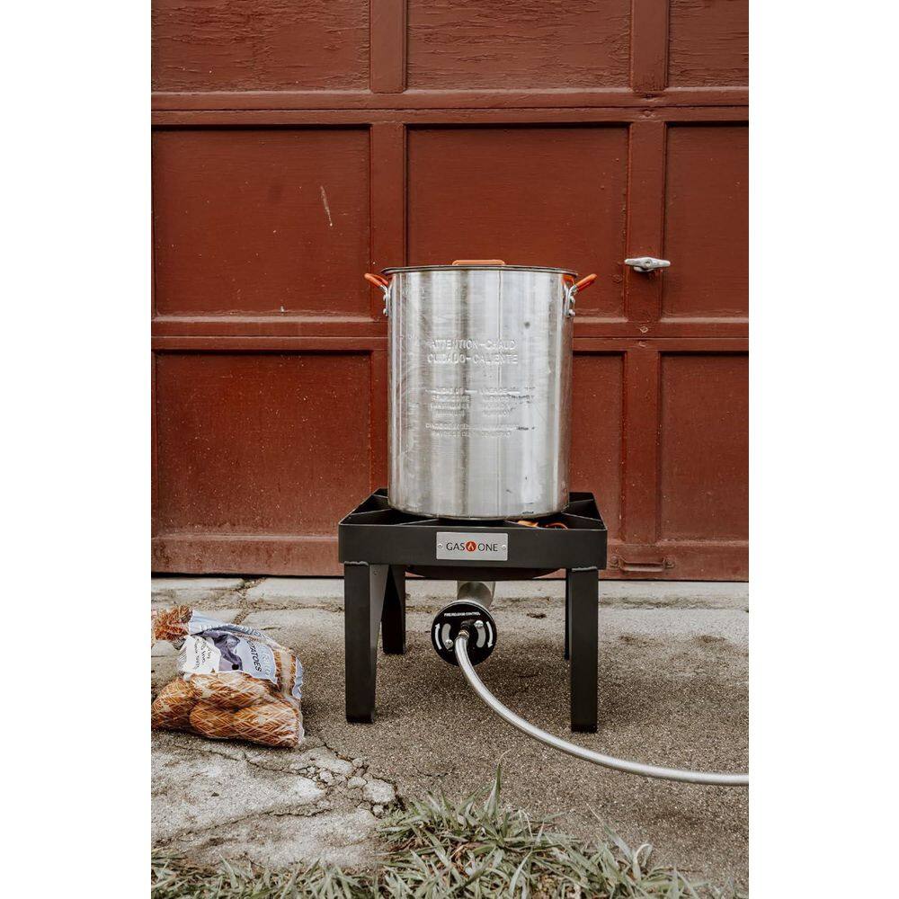 Heavy Duty Black Metal Single Burner Outdoor Stove