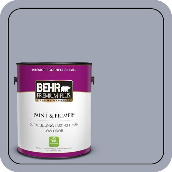 BEHR PREMIUM PLUS 1 gal. #PPU15-11 Great Falls Eggshell Enamel Low Odor Interior Paint & Primer