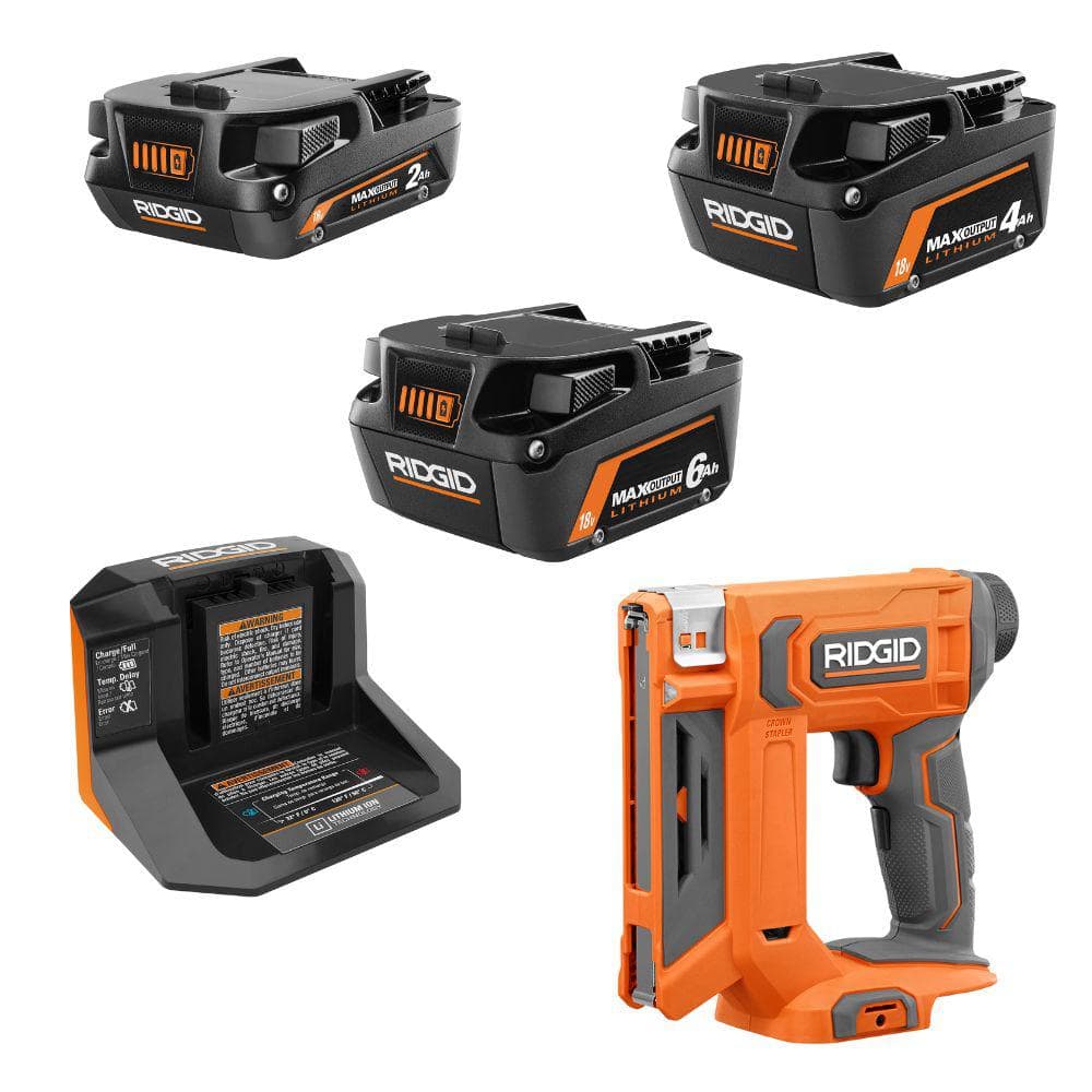 Ridgid battery stapler sale