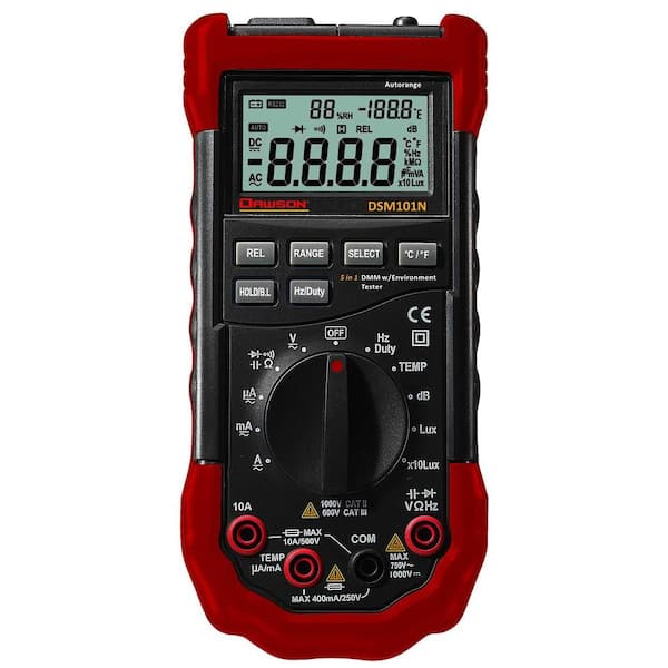 Dawson Digital Multimeter with Environmental Testers