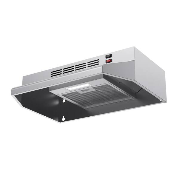 AeroFlow 30 in. Stainless Steel Ducted Under-Cabinet Range Hood with LED Light, Stainless Steel Finish