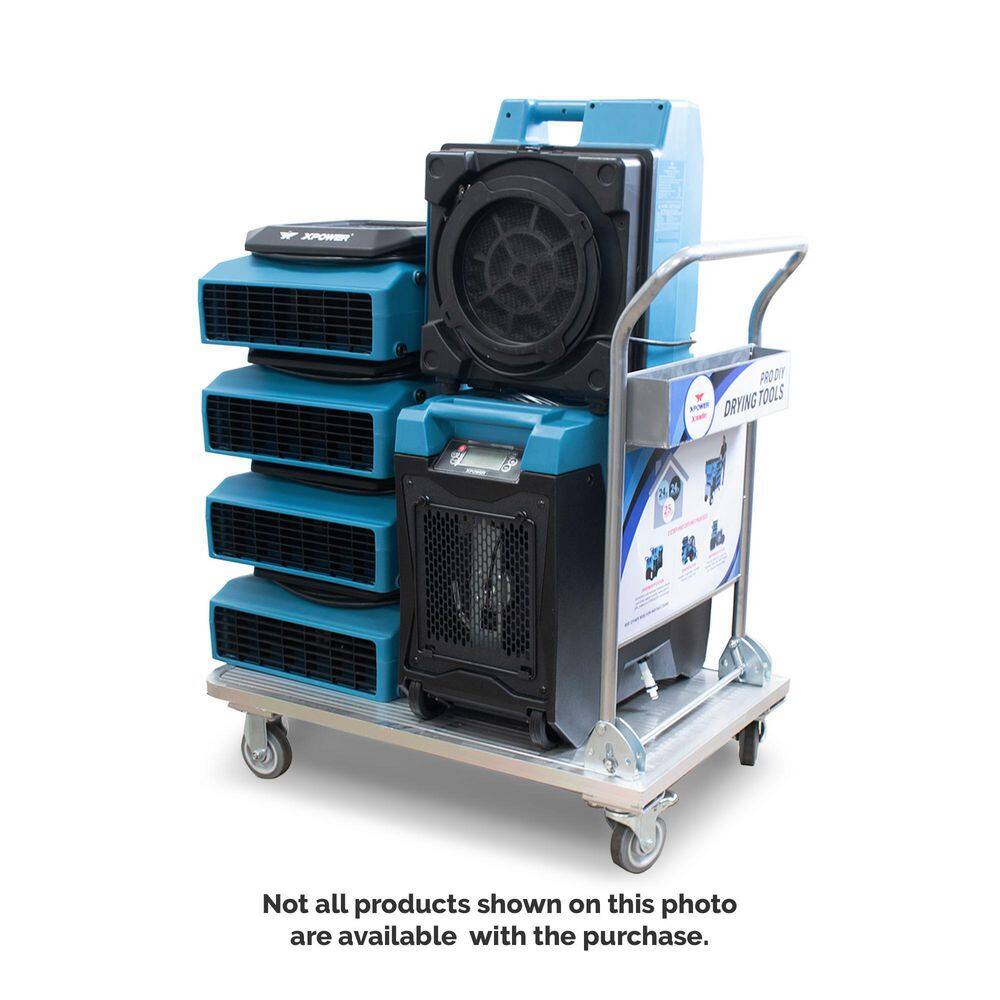 XPOWER 145-Pint Blue Commercial Dehumidifier with Pump