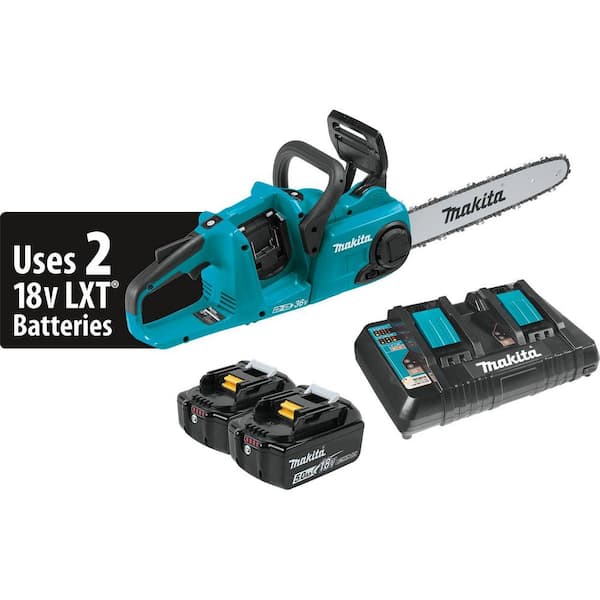 Makita LXT 14 in. 18V X2 (36V) Lithium-Ion Brushless Battery Rear