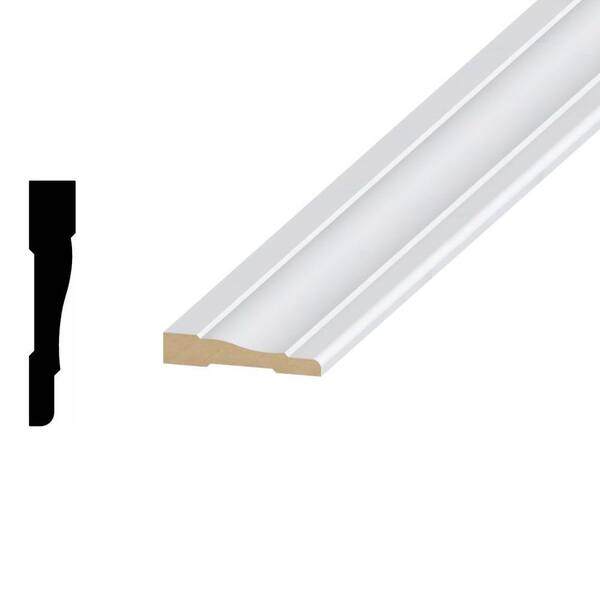 Woodgrain Millwork LWM 444 9/16 in. x 3-1/4 in. Medium Density Fiberboard Casing