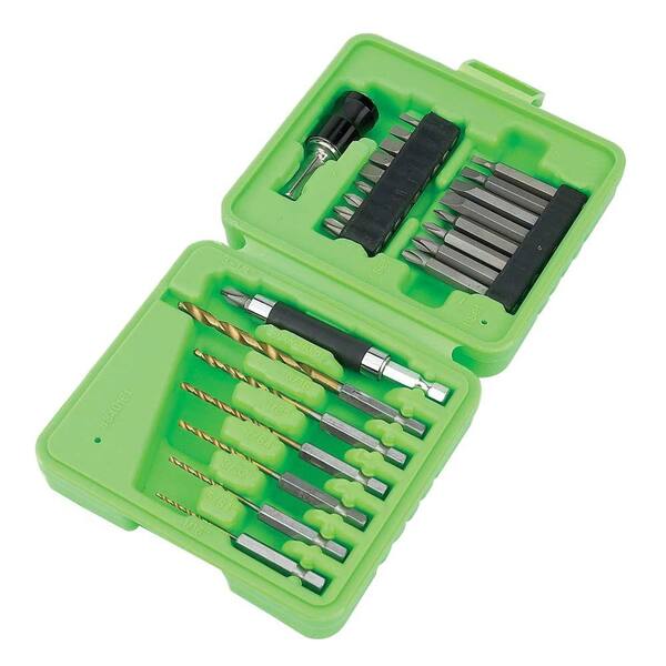 Drill Bit and Screwdriver Bit Set (29-Piece)