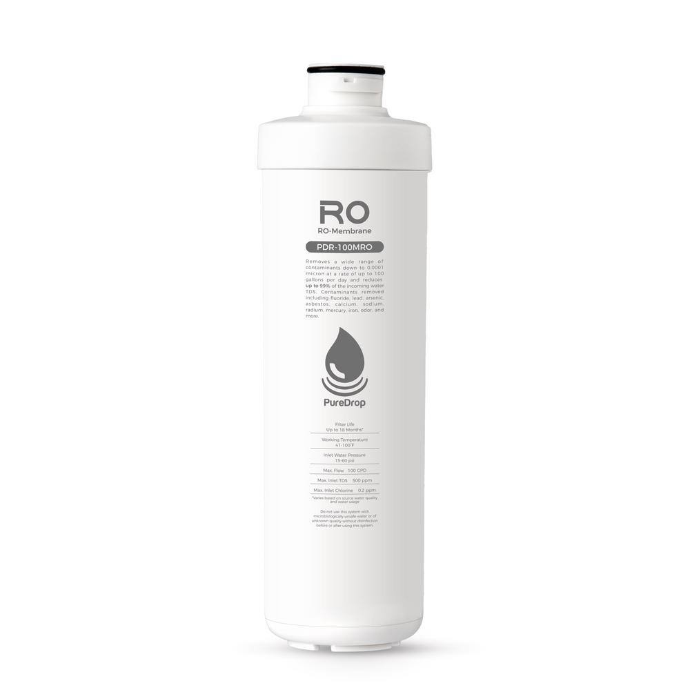PDR-100MRO 100GPD RO Membrane Reverse Osmosis Replacement Water Filter for PDR-100RO Tankless Reverse Osmosis System price history on PriceWatchPro