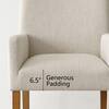 LAOTIES Beige Linen Upholstered Armchair(Set of 2) NORTH-ARMCHAIR-2PCS-BEIGE-HULK
