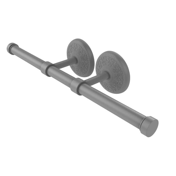 Monte Carlo Collection Wall Mounted Toilet Paper Holder in Matte Gray