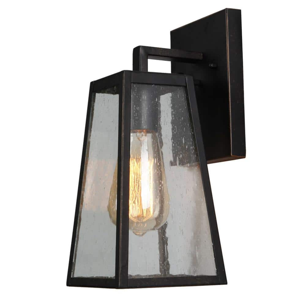 Alley Bronze Dusk To Dawn Outdoor Hardwired Lantern Sconce PTN86SOR ...