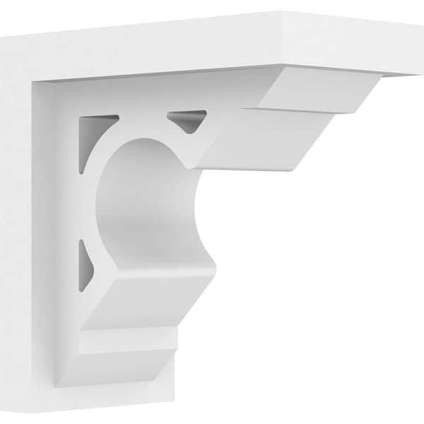Ekena Millwork 6-1/2 in. W x 12 in. H x 12 in. D Standard Sheridan Architectural Grade PVC Bracket