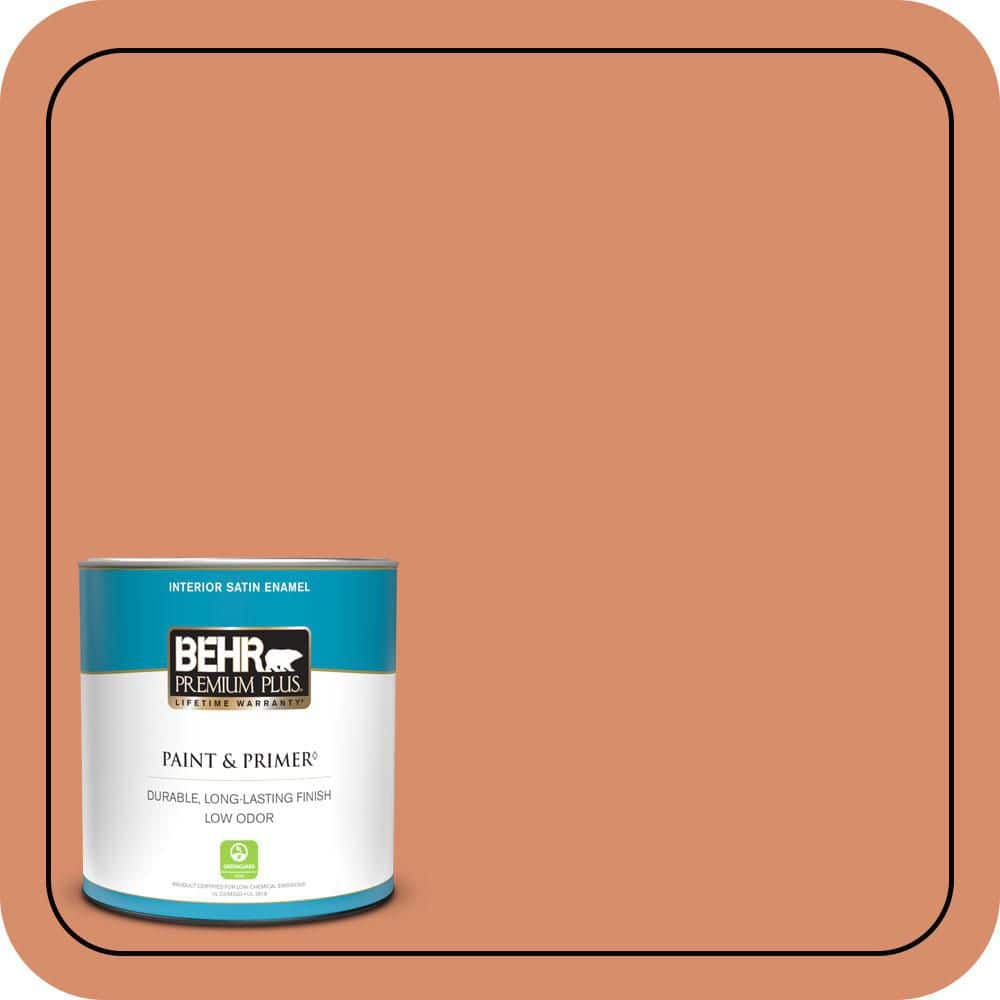 1 qt. #MQ4-38 Balcony Sunset Satin Enamel Low Odor Interior Paint & Primer price history on PriceWatchPro