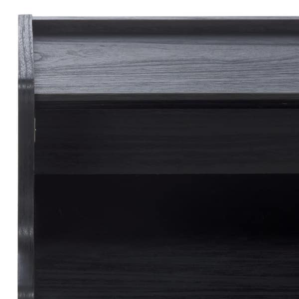 SAFAVIEH Tameka Black/Gold 2 Door Nightstand NST9616B - The Home Depot
