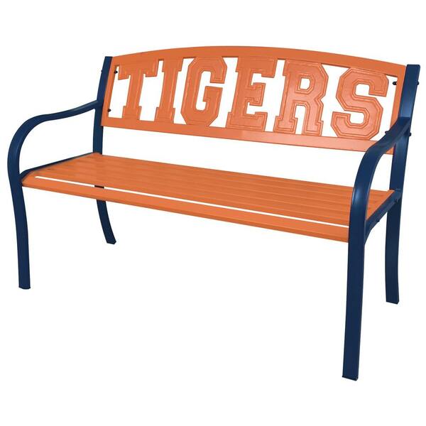 Leigh Country Auburn Tigers Metal Patio Bench