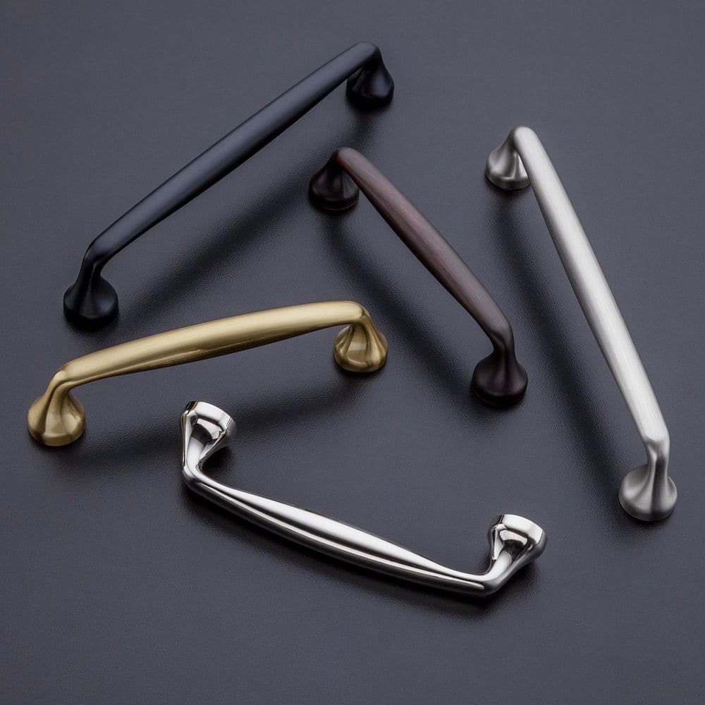 Mason Satin Nickel 7" Cylindrical Bar Pull with Mounting Hardware