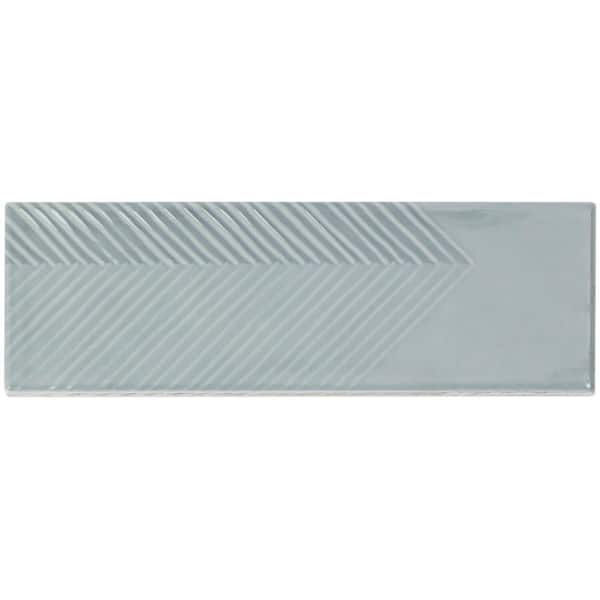 Ivy Hill Tile Ace Blue 2 in. x 8 in. x 9 mm Polished Ceramic