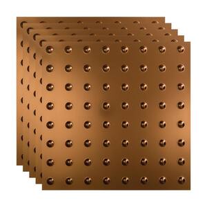 Dome 2 ft. x 2 ft. Oil Rubbed Bronze Lay-In Vinyl Ceiling Tile (20 sq. ft.)