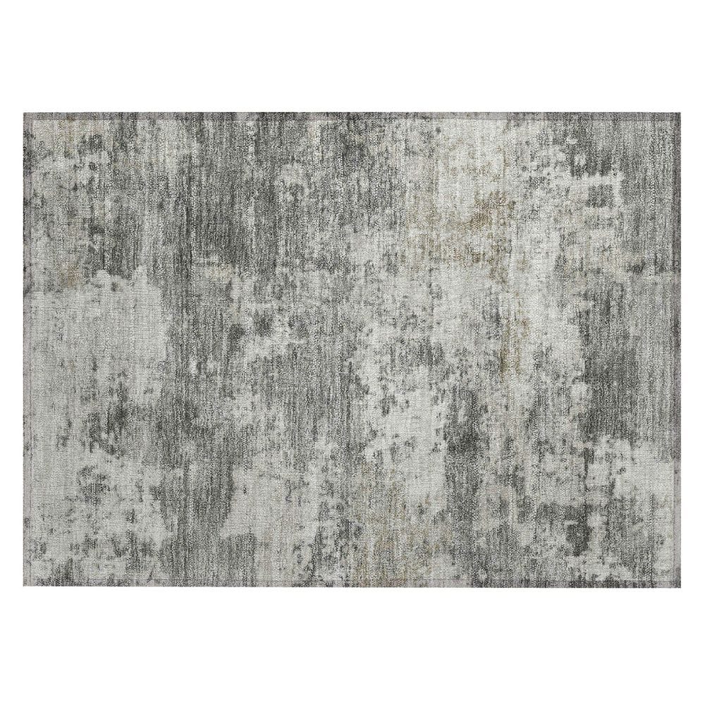 Chantille Machine Washable Indoor/Outdoor Abstract ACN2366 Pewter 2 ft. x 3 ft. Accent Rug price history on PriceWatchPro