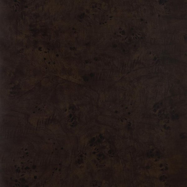 Jeremiah Brent Dark Brown Modern Burl Peel and Stick Vinyl Wallpaper Roll (Covers 28 sq.ft.)