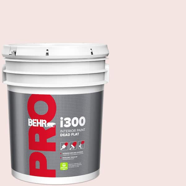 BEHR PRO 5 gal. #170E-1 Reverie Pink Dead Flat Interior Paint