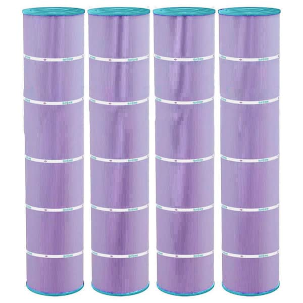 4 Pack HF7482-04P Platinum Purple Spa Filter Cartridge Replacement, 20 sq. ft. Filtration Area