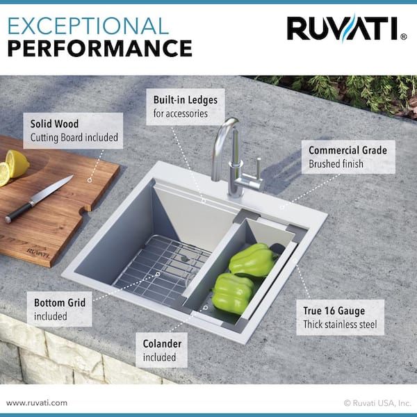 Kitchen Sink Protector Mat Pad Set, 3 Piece Combo Set Includes -2 Sink Mats  - 1 Sink Saddle - 3 Drain Stopper