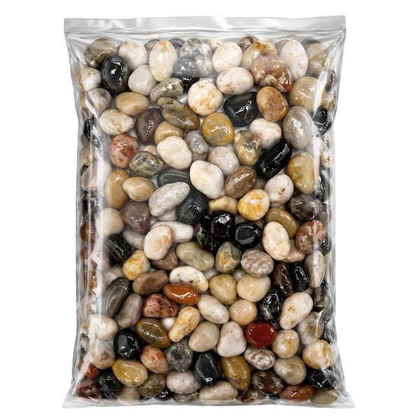 Sun Joe 0.23 cu. ft. Premium High-Polish Mixed Decorative River