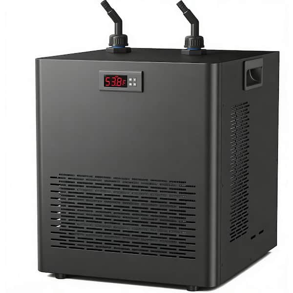 1/2 HP 500L 115V Aquarium Hydroponic Ice Bath Water Chiller Titanium Coil Digital Control 1 Occupancy 1-Jet