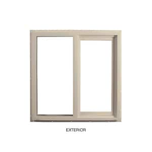 47.5 in. x 47.5 in. Select Series Left Hand Horizontal Sliding Vinyl Sand Window with HPSC Glass and Screen Included