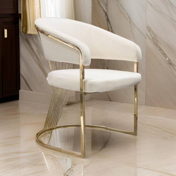 Cream metal chairs hotsell