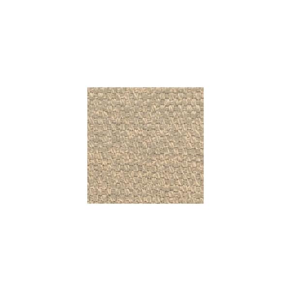 Napa Faux Sisal 5 ft. x 8 ft. Natural/Ivory Solid Border Area Rug