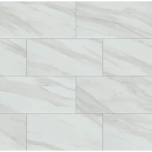 Home Decorators Collection Kolasus Polished 12 in. x 24 in. Porcelain Stone Look Floor and Wall Tile (16 sq. ft./Case)
