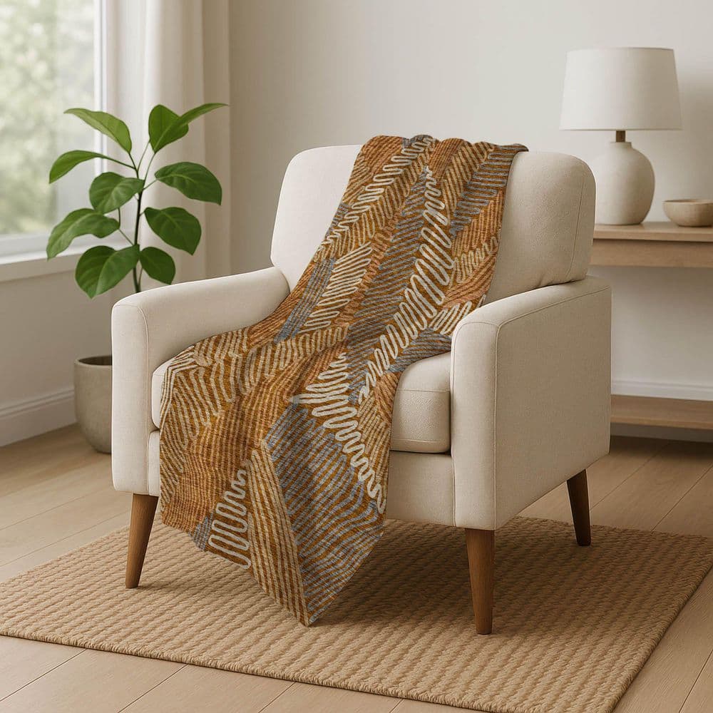 Rthro Rigs Addison Rugs Premium Machine Washable ASB904 Paprika 50 in. x 70 in ...