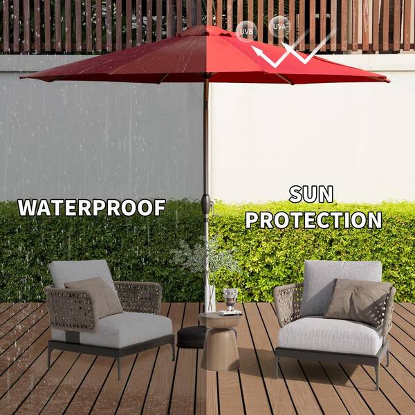 buy starbucks patio umbrella Starbucks | 7.5ft, 6 panels, Aluminum Market Umbrella with t