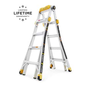 19 ft. Reach MPXT Aluminum Multi-Position Ladder with Project Top, 375 lbs. Load Capacity Type IAA Duty Rating