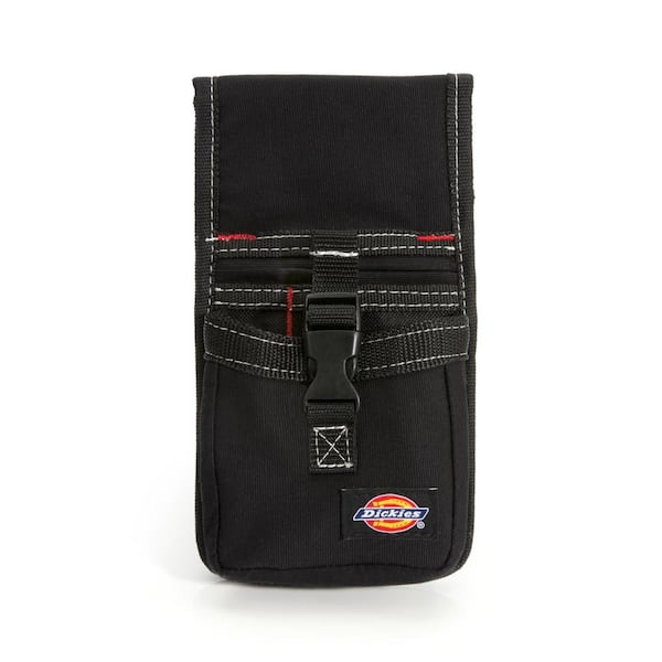 Dickies 3-Pocket Quick-Release Tape Measure Pouch / Tool Holder, Black