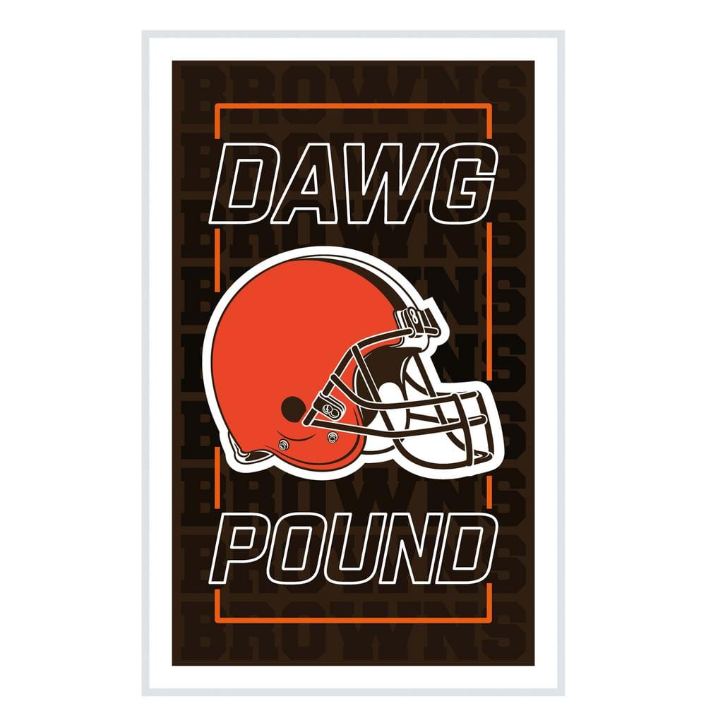 Evergreen Cleveland Browns 22 in. x 14 in. NeoLite Plug-In LED Lighted ...