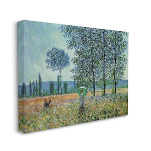 "Classic Monet Felder Painting Woman with Parasol" by Claude Monet Unframed People Canvas Wall Art Print 16 in. x 20 in.