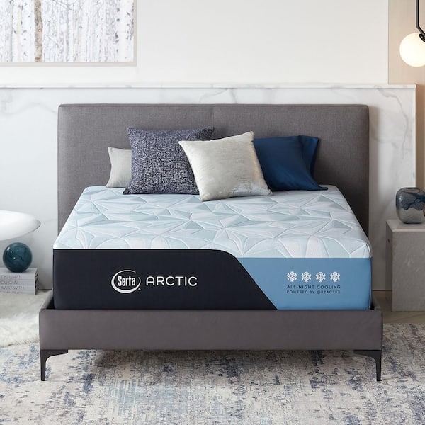 Serta Arctic Premier Twin XL Firm 14.5 in. Mattress Set with 9 in. Foundation