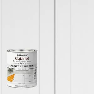 1 qt. Pure White Cabinet Paint (4 Pack)